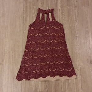 Mauve Lace Dress